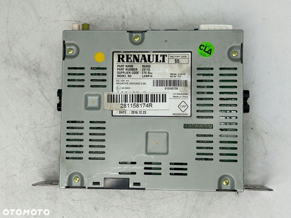 radioodtwarzacz stacja multimedialna renault talisman 281158174r - 3