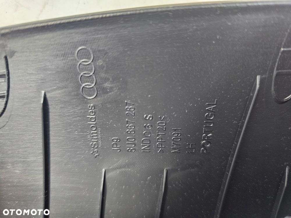 OSŁONA POSZYCIA SŁUPKA C LEWA AUDI Q3 8U 8U0867287 S-LINE - 5