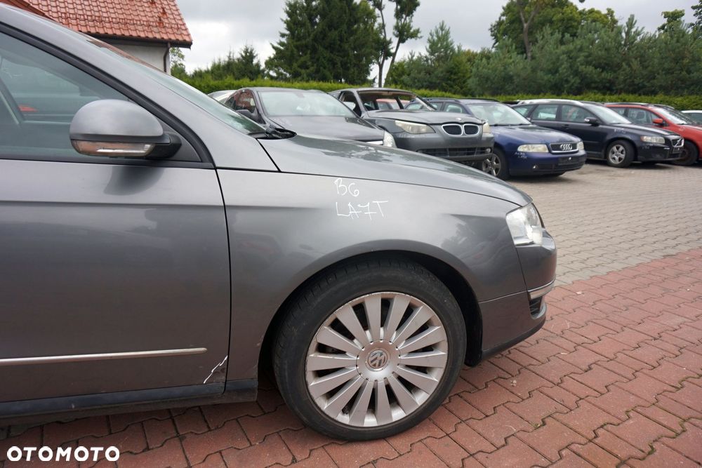 MASKA ZDERZAK BŁOTNIKI LAMPY PASSAT B6 LA7T  VOLKSWAGEN 2005-2010 SZARY PRZÓD KOMPLETNY - 16