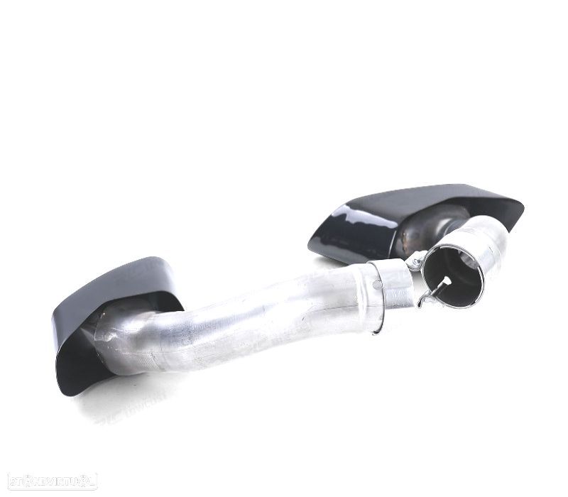 PONTEIRAS DE ESCAPE PARA BMW X6 E71 11-14 LOOK M PRETO - 4