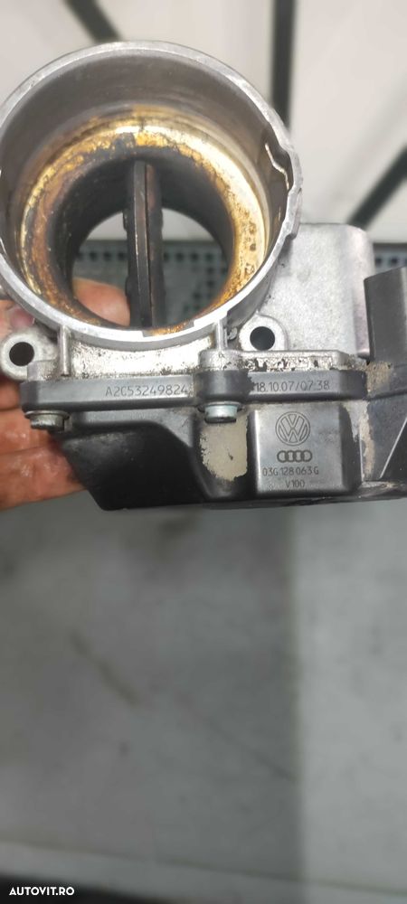 Clapeta acceleratie volkswagen vw golf 5 2.0 BMM cod 03G128063G - 6