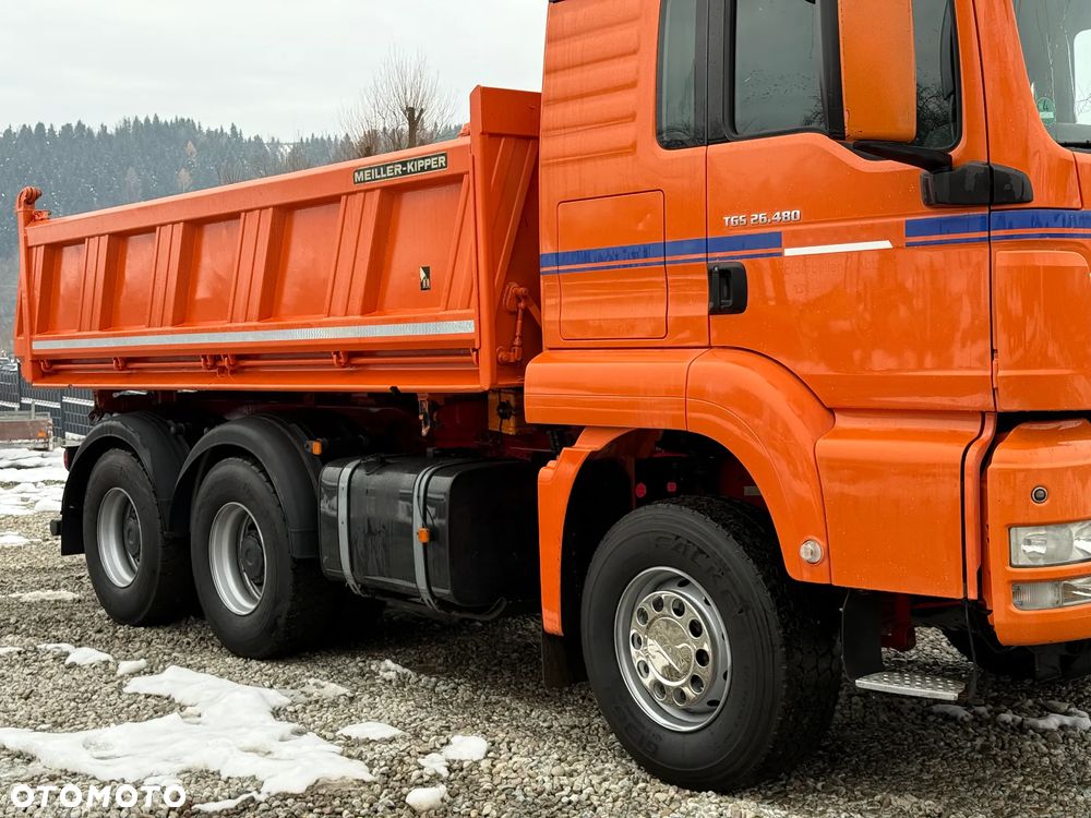 MAN * TGS 26.480 MAN  * Kiper / Wywrotka * 6x4 * Sprowadzona * Bordmatik * Stan Perfekcyjny - 26
