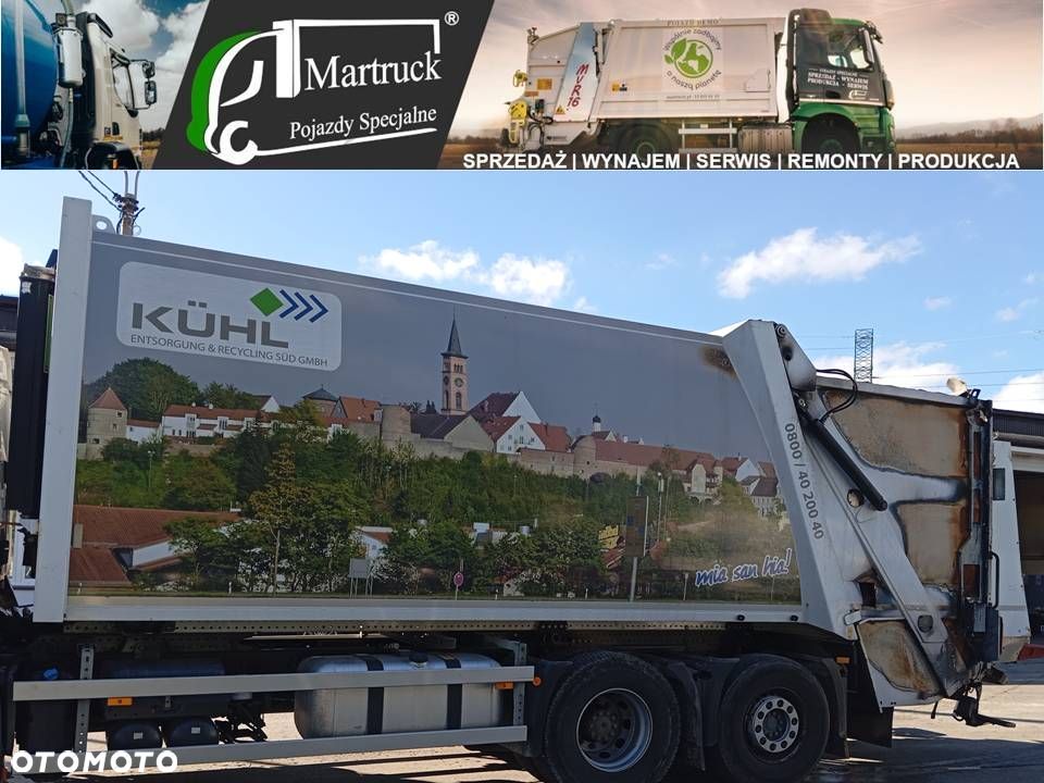 Zabudowa śmieciarki jednokomorowa Zoeller/ Faun 19 m3 110-1100L - 1