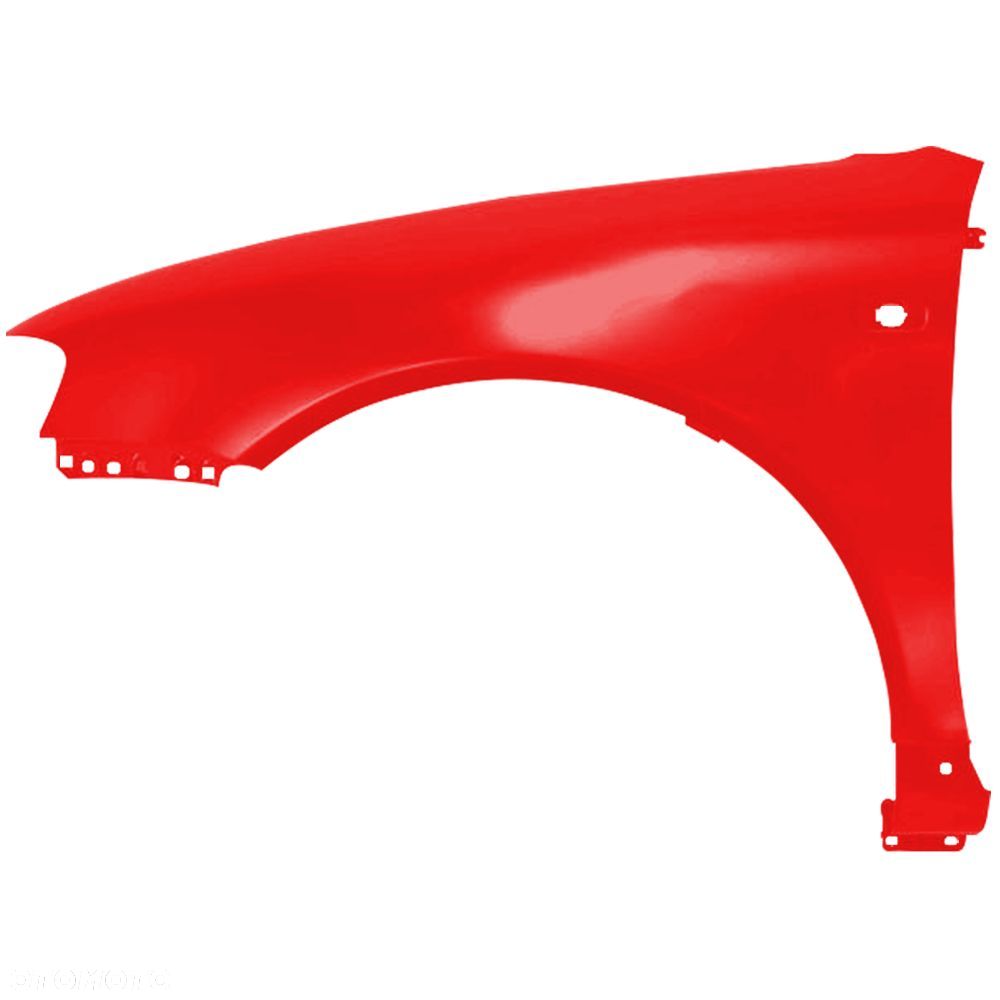 BLU Błotnik AUDI A3 8L LIFT LY3H lewy czerwony 2000-2003 przód LaserRot - 2