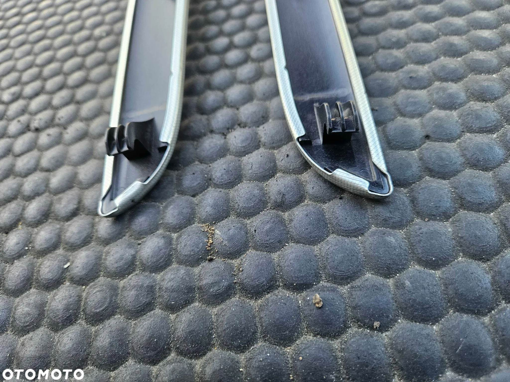 Listwy Ozdobne Dekor Listwa Drzwi Srebrne Rybia Luska Carbon Audi A4 B6 B7 - 40