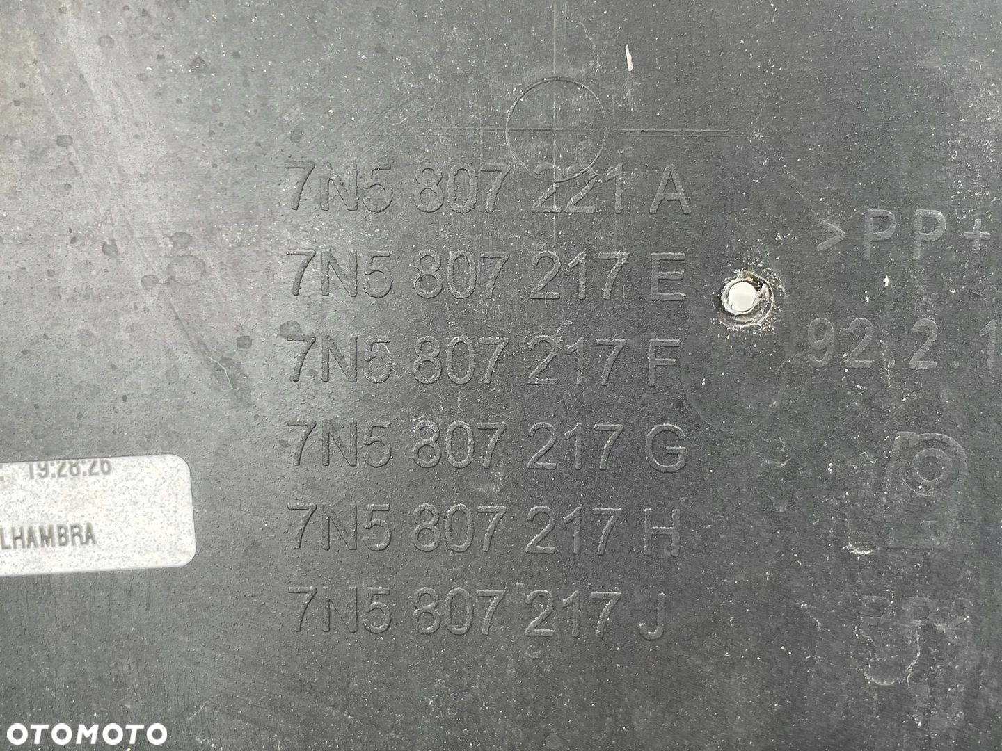 SEAT ALHAMBRA II 7N0 zderzak przedni przód - 10