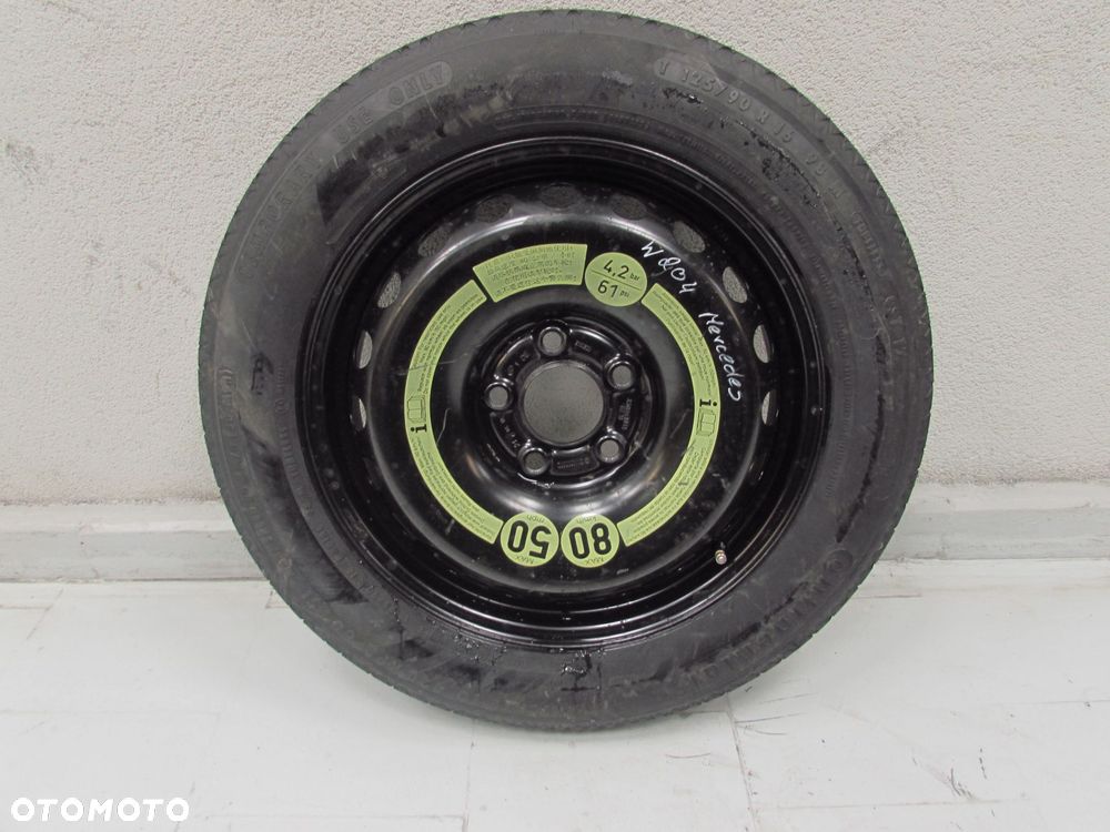 MERCEDES C KLASA W204 07-14 KOLO DOJAZDOWE DOJAZDOWKA 16'' 125\90 98M 2044000302 - 1