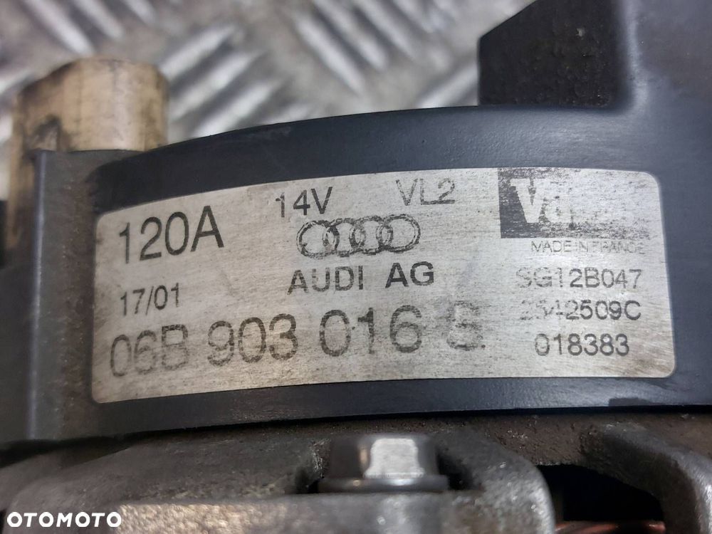ALTERNATOR AUDI A4 B6 2.0 20V 06B903016S ID: 236703 - 3
