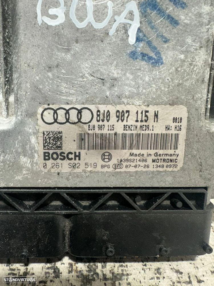.Centralina Motor Bosch VW VAG Audi 2.0 TFSI BWA 8J0 907 115 N / 0 261 S02 519 - 8