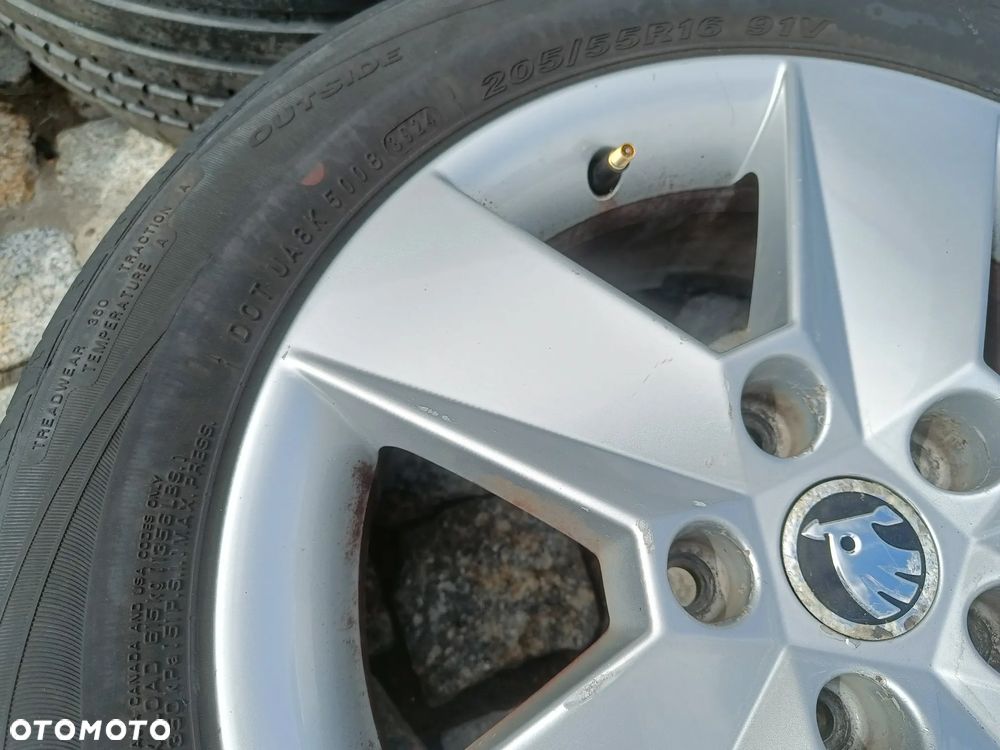 Felgi Aluminiowe 16 Skoda Octavia 3 5x112 ET46 5E0601025H Koła VW Seat Audi 6,5Jx16H2 - 13