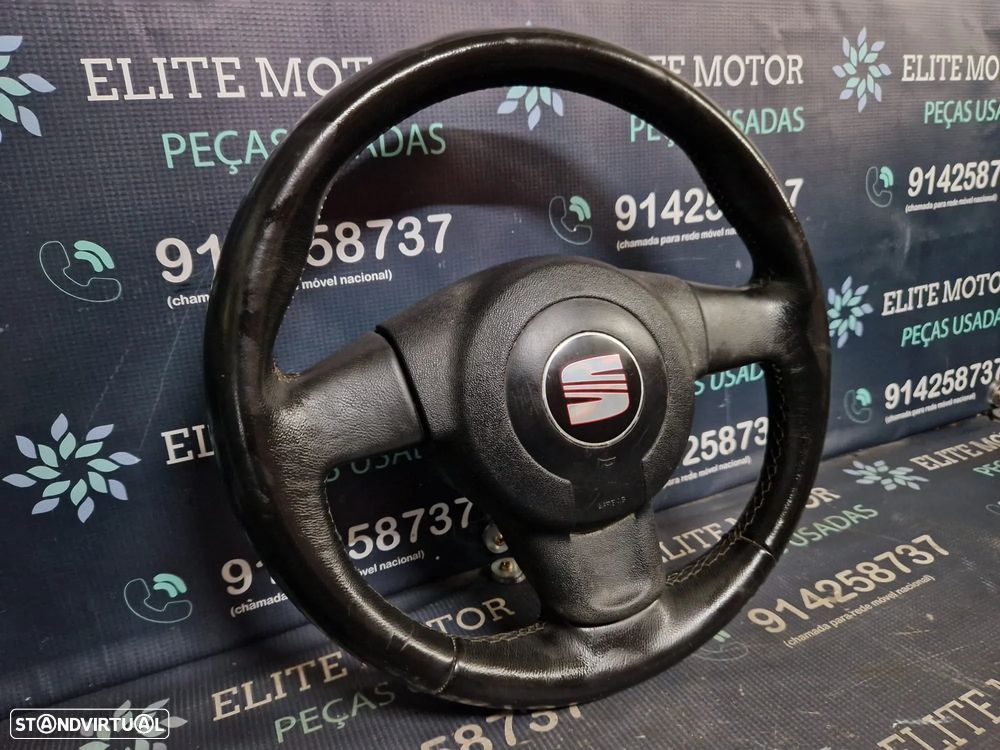 Volante usado pele com airbag SEAT LEON 1P ALTEA - 1