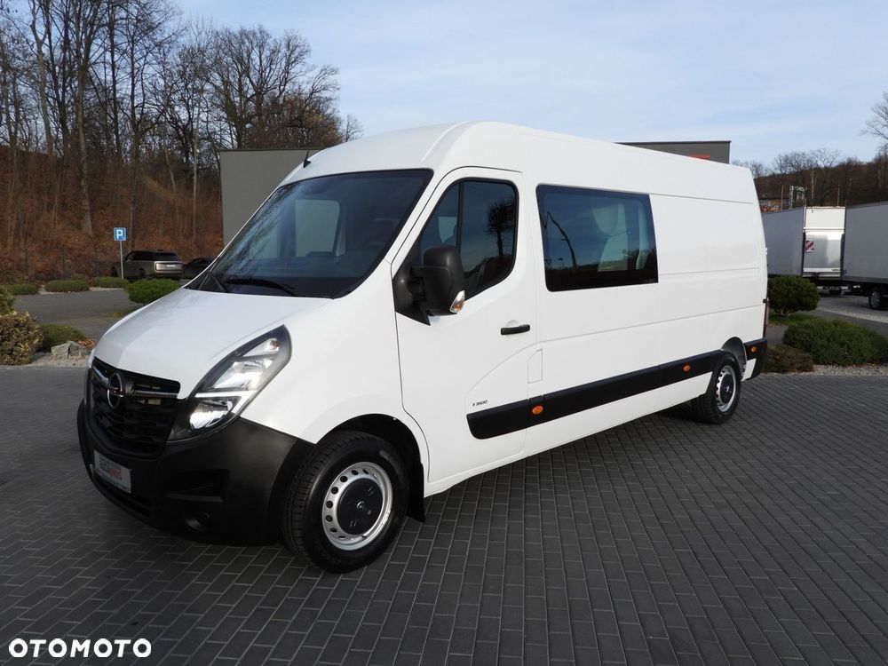 Opel MOVANO FURGON BRYGADÓWKA 7 MIEJSC LEDY  135KM - 19