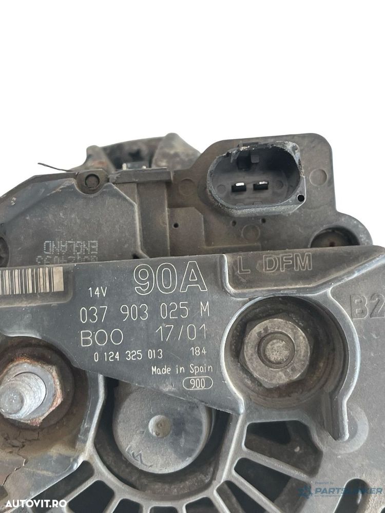 Alternator SKODA FABIA II 542 2006 - 2014 1.4i 037903025M - 2