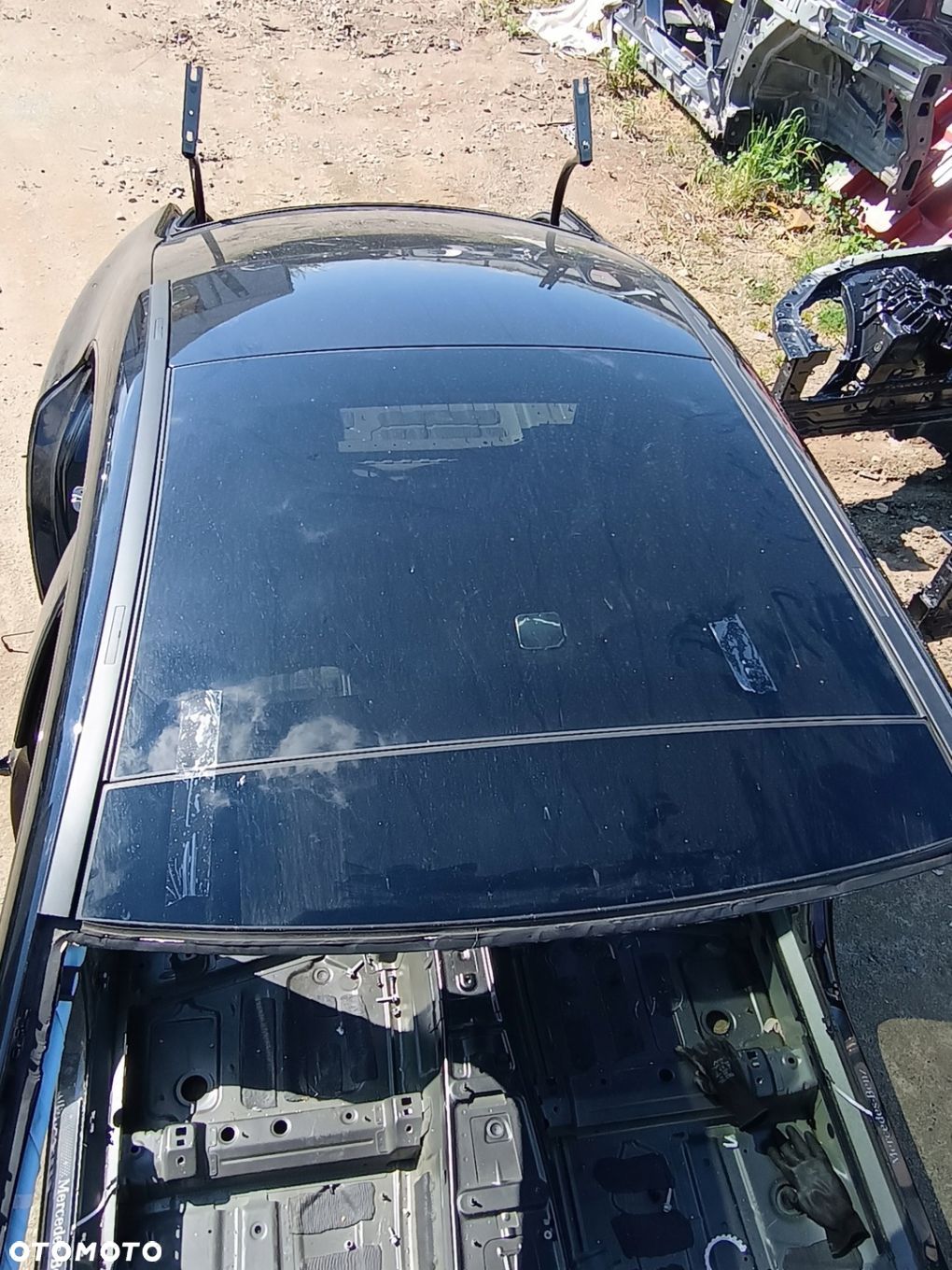 Mercedes 118 wanna tył pas dach blacha karoseria tył błotnik - 1