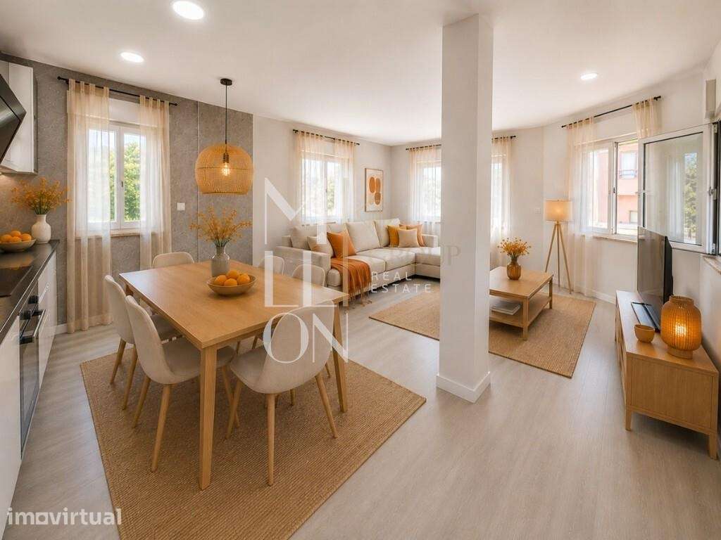 Apartamento T2 em Corroios | Totalmente Remodelado | Excelente Oportun - Grande imagem: 3/28