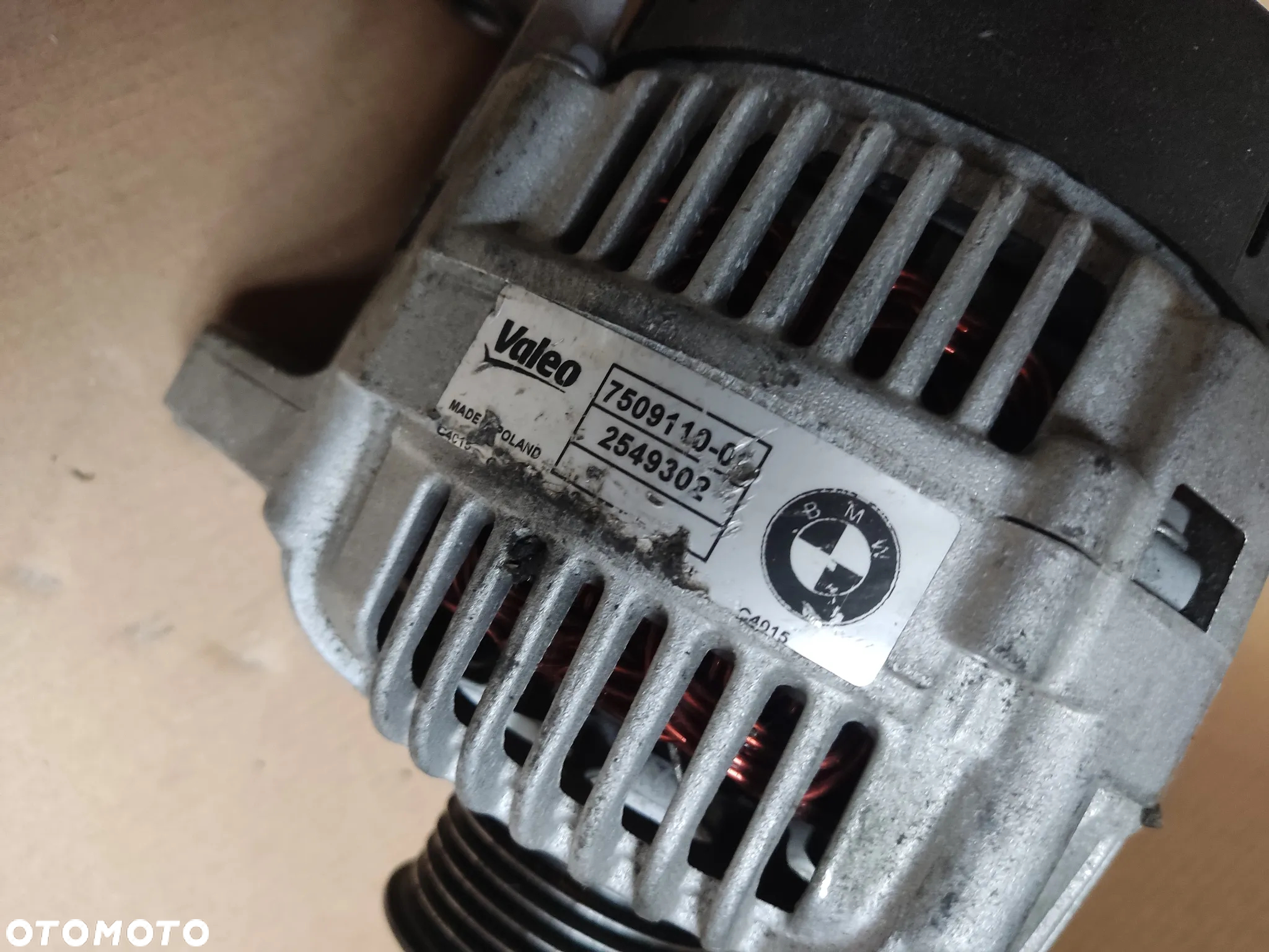 BMW E46 1.8i ALTERNATOR 7509110 2549302 - 4