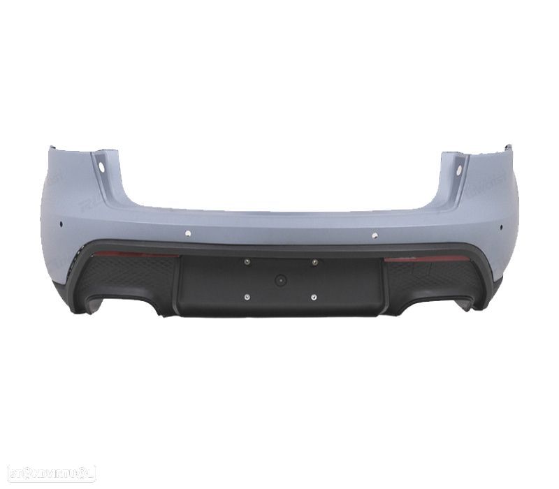 PARA-CHOQUES TRASEIRO PORSCHE MACAN 18-23 LOOK TURBO - 2