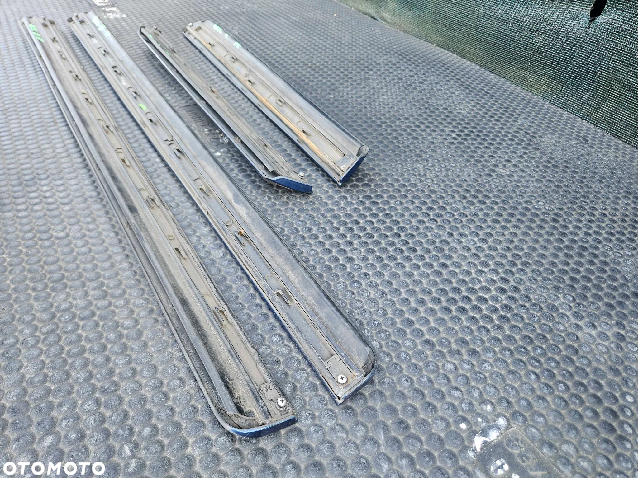 Listwa Listwy Drzwi S-Line Dolne Niebieskie Komplet Audi A4 B6 B7 Oryginalne - 23