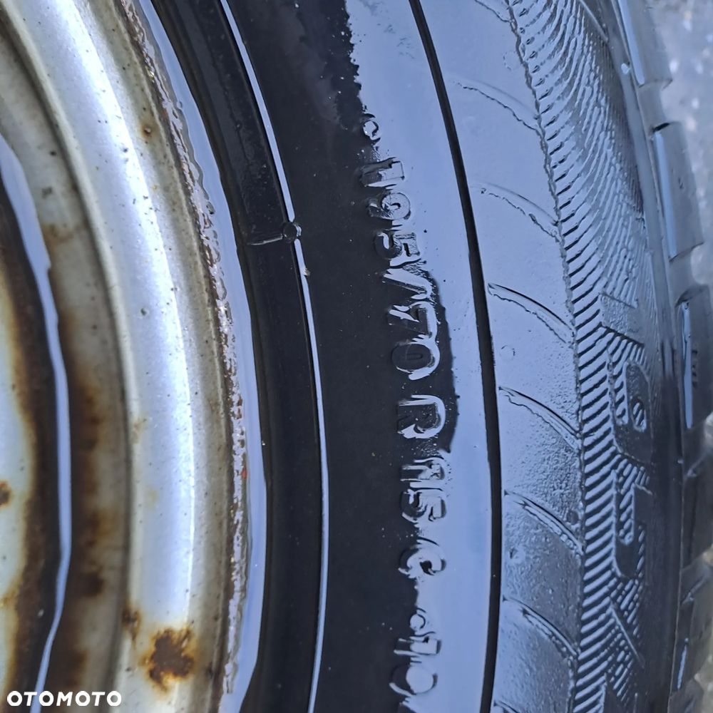 Volkswagen Transporter T4 komplet felg stalowych z oponami zima 195/70 R15C - 3
