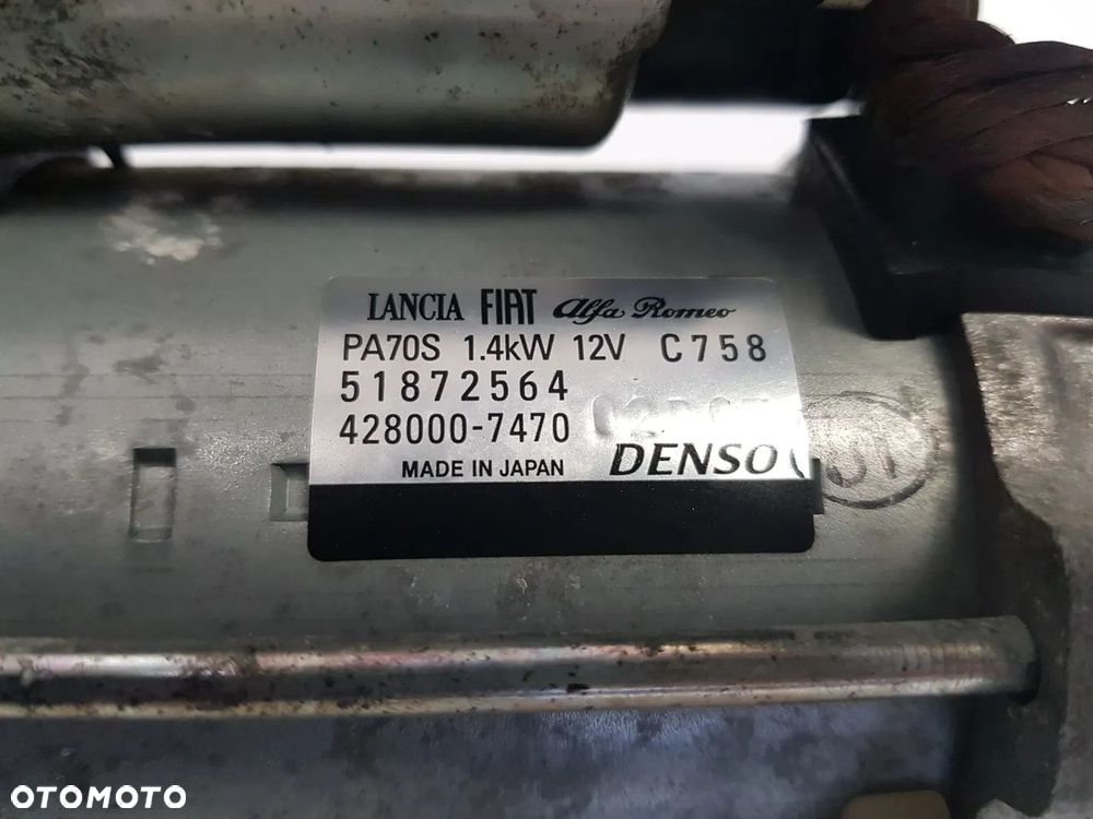 Rozrusznik Fiat 500 Grande Punto Alfa Romeo Mito 0.9 51872564 - 6