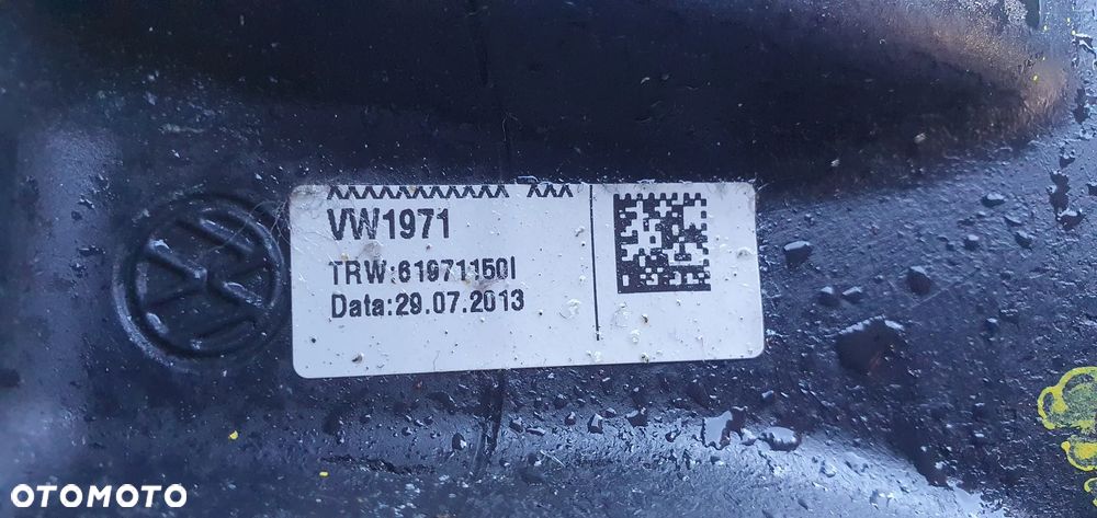 Kierownica skórzana skóra Oryginał VW Tiguan I Lift 5K0419091J - 9