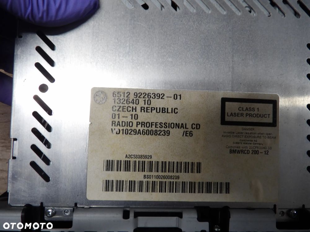 BMW - E84,X1 - RADIO PROFESSIONAL - 9226392 - 3