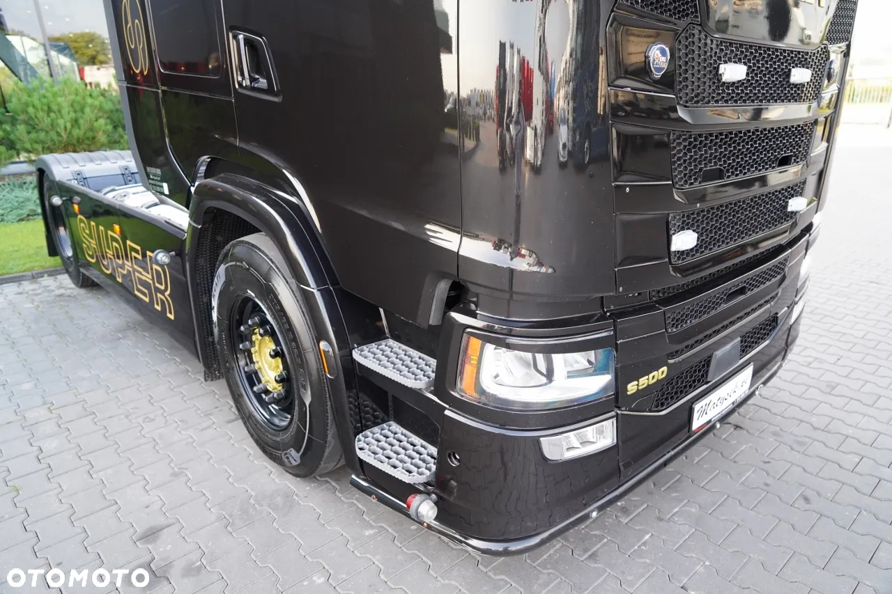 Scania S 500 / RETARDER / KLIMA POSTOJOWA / CAŁA NA PODUSZKACH / OPONY 100% / NAVI / PO KONTRAKCIE SERWISOWYM - 11