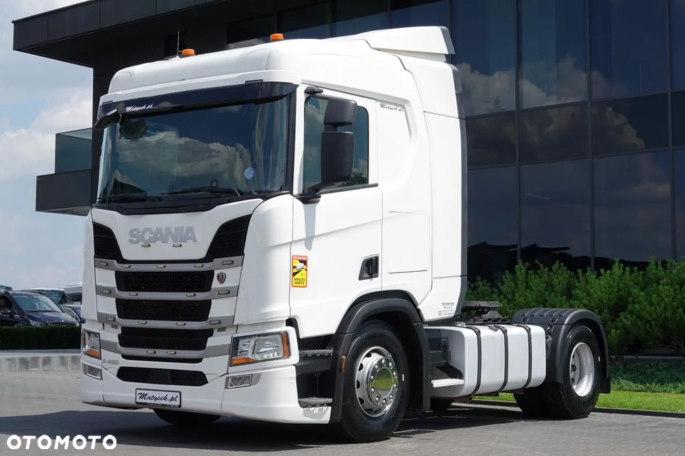 Scania R 450 / NISKA KABINA / HYDRAULIKA / RETARDER / KLIMATYZACJA POSTOJOWA / OPONY 100 % / EURO 6 - 4
