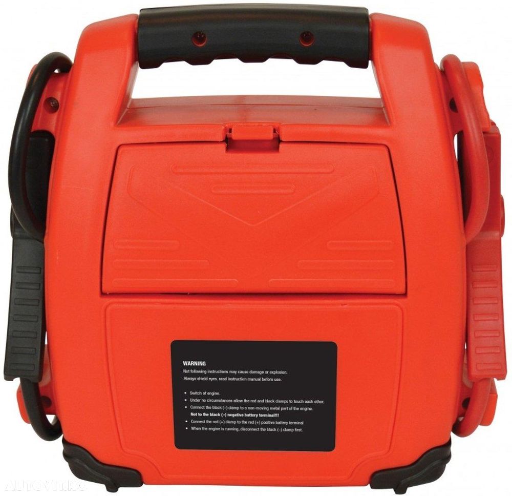 Robot pornire Carpoint 12V 7Ah, starter 250Amp, lanterna LED si sursa curent - 2