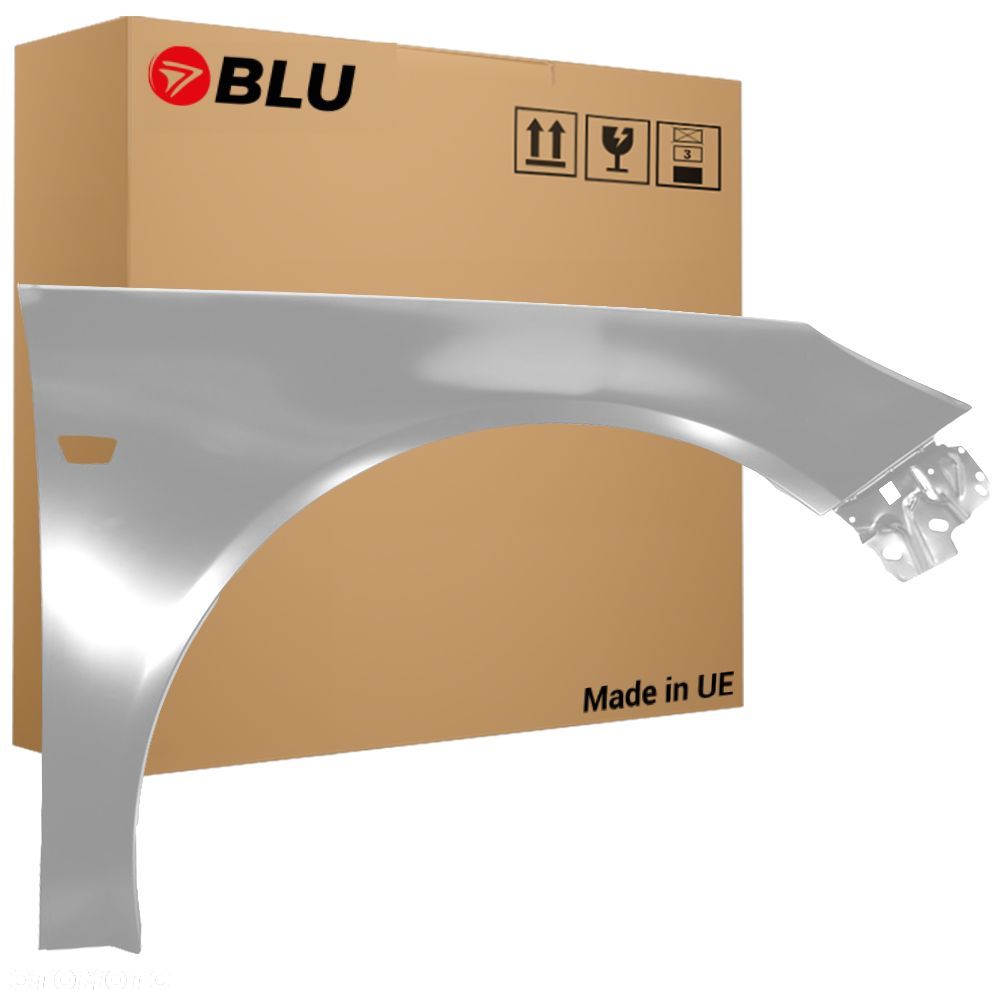 BLU Błotnik OPEL INSIGNIA G09 Z157 prawy srebrny 2008-2017 przód StarSilber - 1