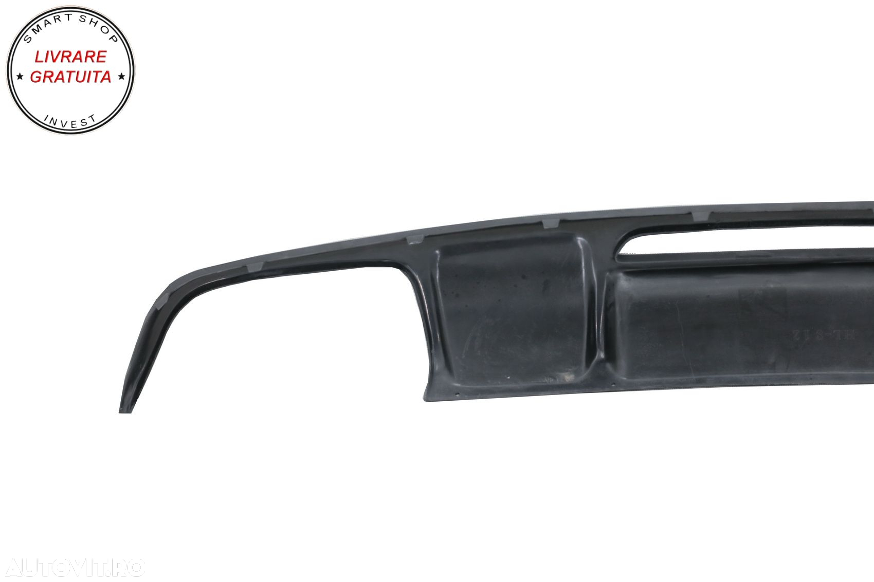 Difuzor cu Evacuare Dubla Mercedes CLS Sedan W218 (2012-2017) pentru bara Standard- livrare gratuita - 7