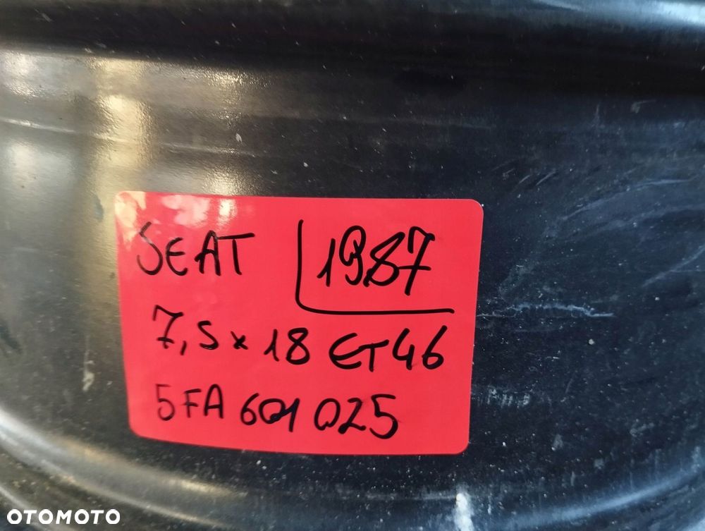 5X112 SEAT 7,5 X 18 ET46 5FA601025 D FELGA ALU OE 1SZT - 3