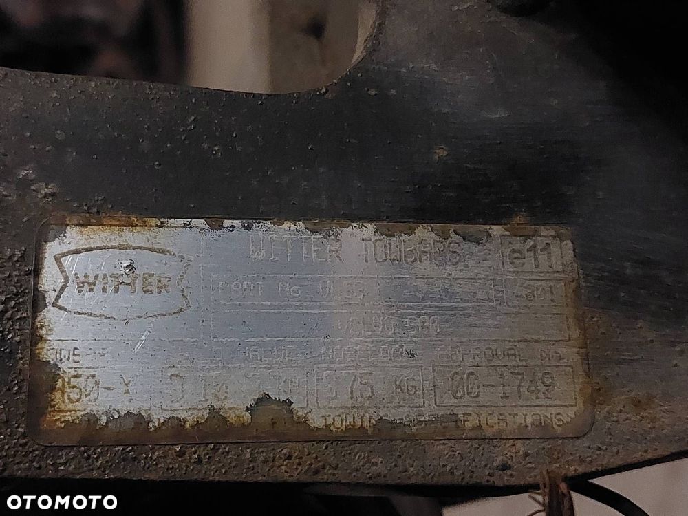 HAK HOLOWNICZY + TABLICZA + WIĄZKA + MODUŁ HAKA VOLVO S80 I TF1170X - 6