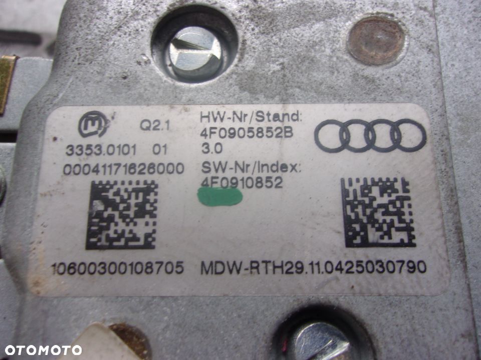 Audi A6 C6 Blokada kierownicy kolumna 4F0910852b - 3