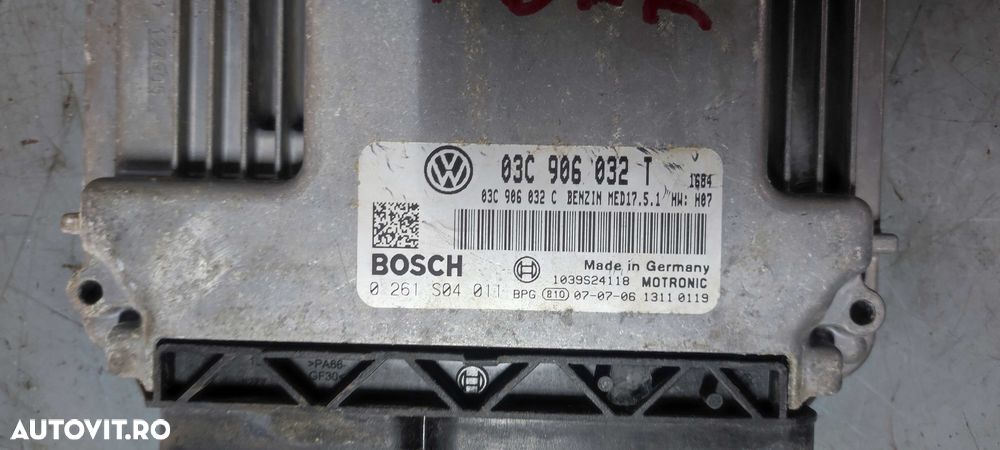 ECU volkswagen vw tiguan 2009 1.4 TSI motor BWK cod 03C906032T - 6