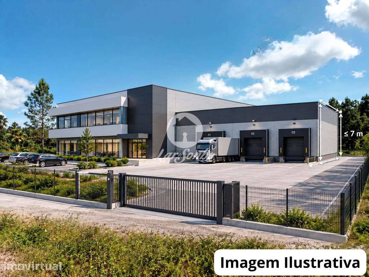 Terreno industrial para construção