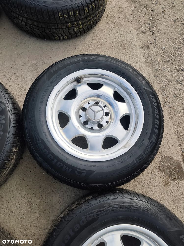 5x112 Felgi Aluminiowe Alufelgi Chrom Chromowane Oryginalne 15 Mercedes Koła Letnie Lato C KLASA W202 W203 CLK W208 W209 W124 W201 190 W W210 SLK R170 R171 6mm Legnica ALU-RAD 195/65 - 21