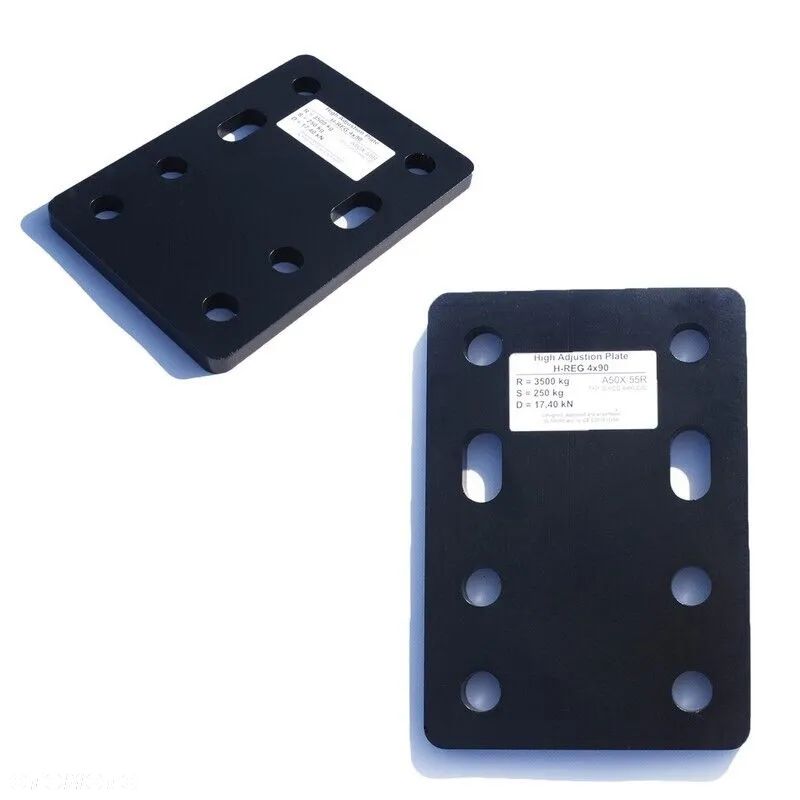 Uniwersalny adapter do regulacji wysokości kuli haka holowniczego do 105 mm - 6