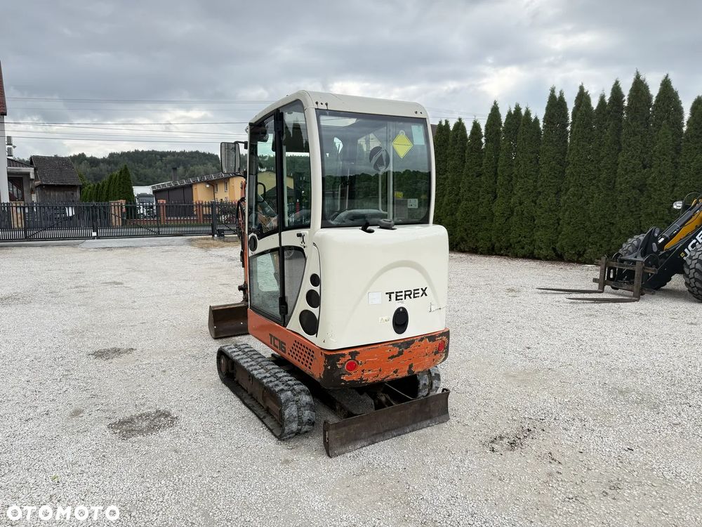 TEREX TC 16 MINIKOPARKA / ORYGINAŁ / Z NIEMIEC / SZYBKOZŁĄCZE / koparka schaeff jcb kubota hitachi yanmar bobcat zx 19 e17 KX018 PC 18 SV 18 20 czesci hydraulika - 4