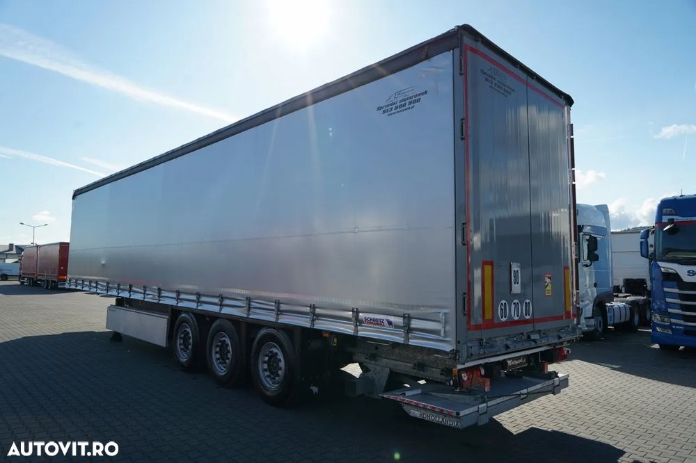 Schmitz Cargobull CORTINĂ / ELEVATOR DE SARCINĂ / 2x AXE DE RIDICARE / COȘ PENTRU PALEȚI - 5