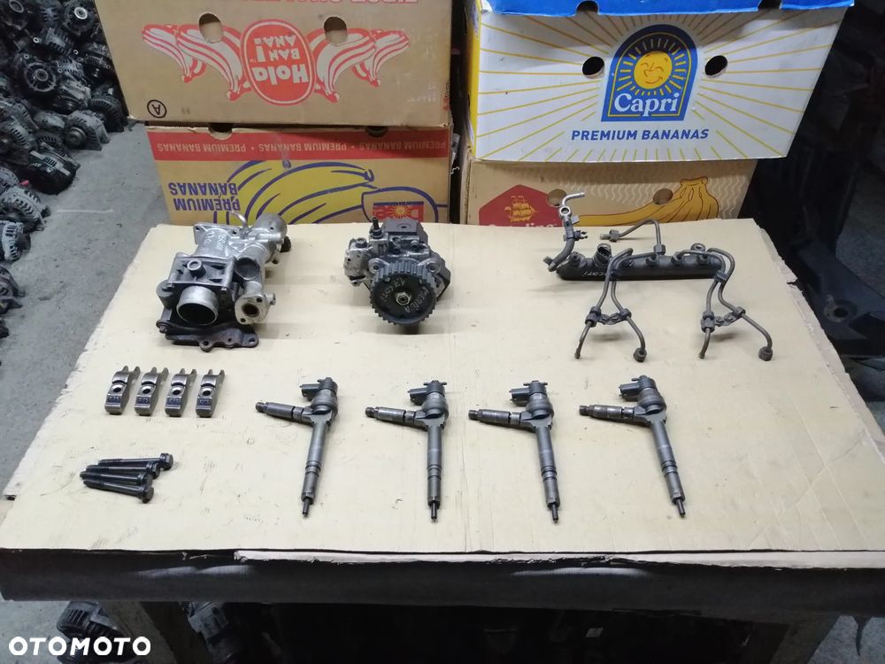 Opel Meriva 1.7 CDTi kompletny układ wtryskowy Bosch pompa 0445010086 wtryski 0445110175 i inne - 1