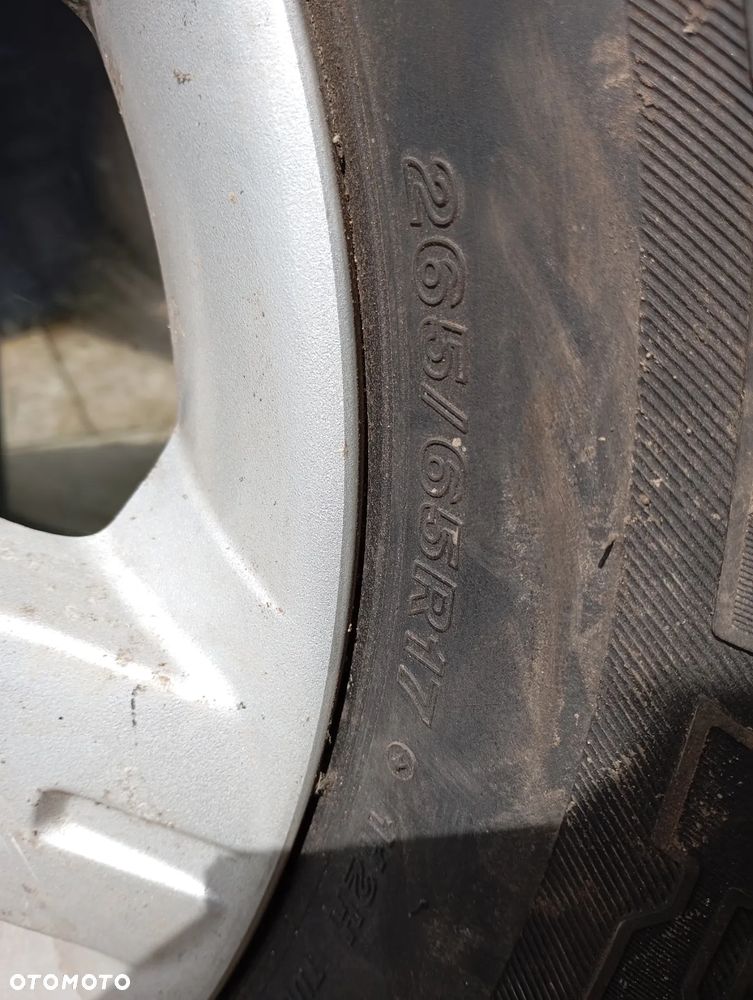 Koło Felga Opona Zapas Mitsubishi Pajero 265/65 R17 6x139,7 5s17 - (1999–2006)- Gwarancja Wysyłka - 5