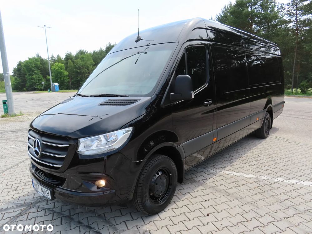 Mercedes-Benz Sprinter 319 CDI 190 KM Ekstra Długi Wysoki Dach LONG MAXI + 4800 mm Furgon Blaszak Rozstaw Osi 4325 mm Ładowność 881 Kg HAK 2800 Kg Stan Jak Nowy GOTOWY I DOSTEPNY POLECAM - 7
