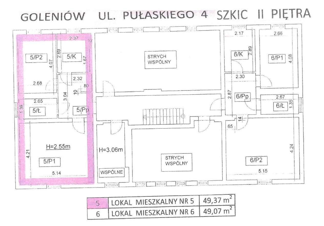 Goleniów ul. Kazimierza Pułaskiego 4/5 - Pełny obrazek: 3/5