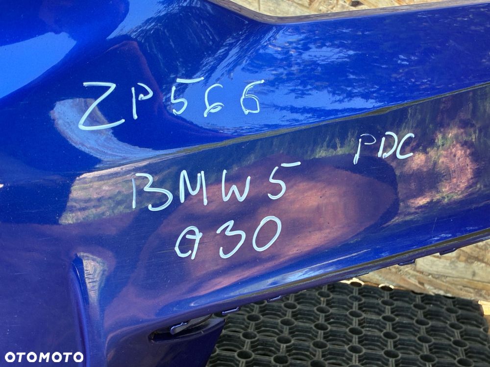 BMW 5 G30  M PAKIET MSP ZDERZAK PRZÓD  PRZEDNI  7991923 MARINO BLAU B51 - 2
