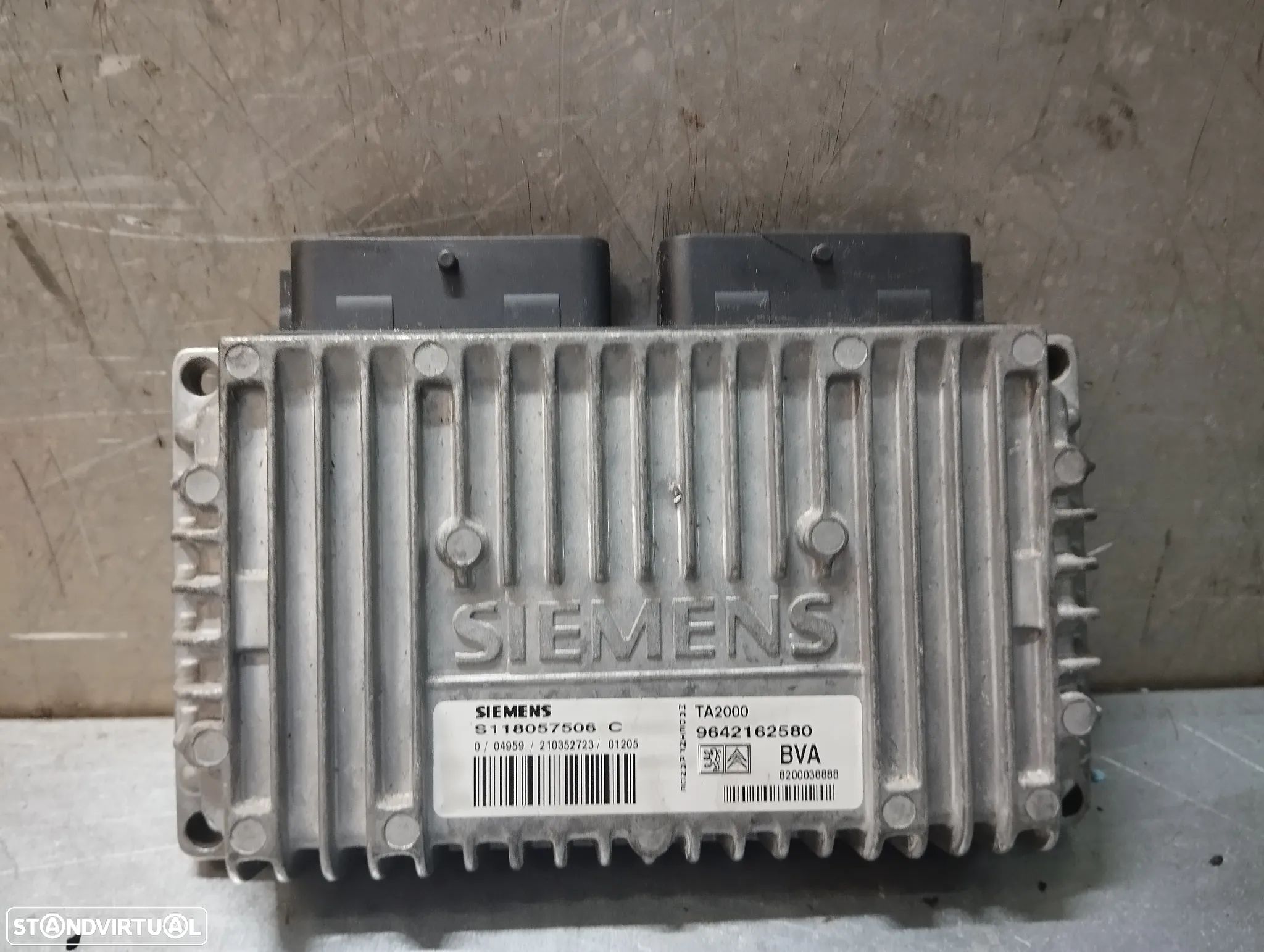 CENTRALINA DA CAIXA DE VELOCIDADES PEUGEOT 206 1.6 16V REF. S118057506C 9642162580 - 1