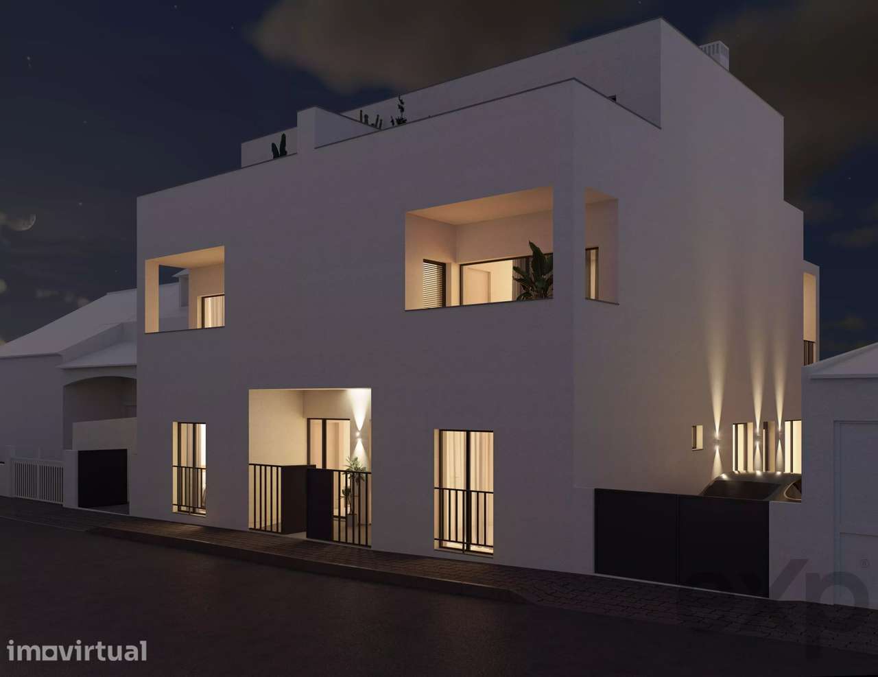 Lote Urbano com Projeto Aprovado para 2 Moradias Geminadas | Luz de Ta - Grande imagem: 2/23