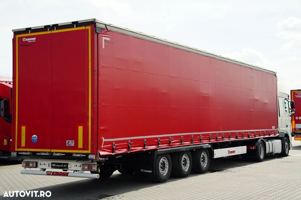 DAF XF 460 / KIT / PONT JOS / SSC / + KRONE / CORTINĂ / MEGA / PONT RIDICAT / PLAFON RIDICAT / SAF - 8