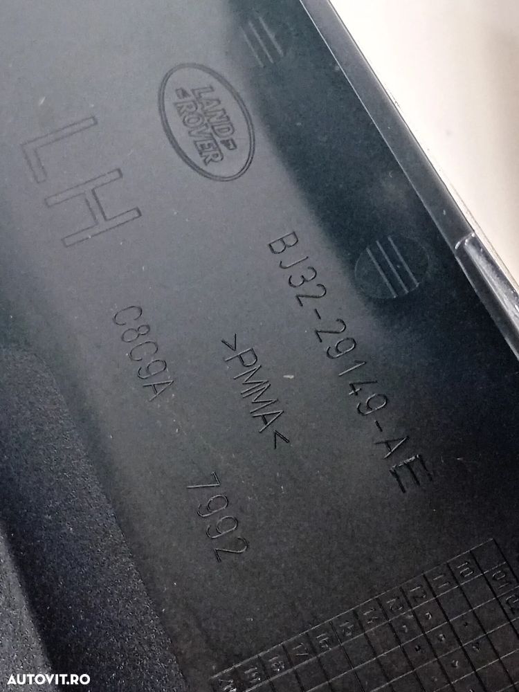 Ornament Exterior Stalp/Aripa Spate Stanga Dreapta Range Rover Evoque L538 An 2011-2018 - 5