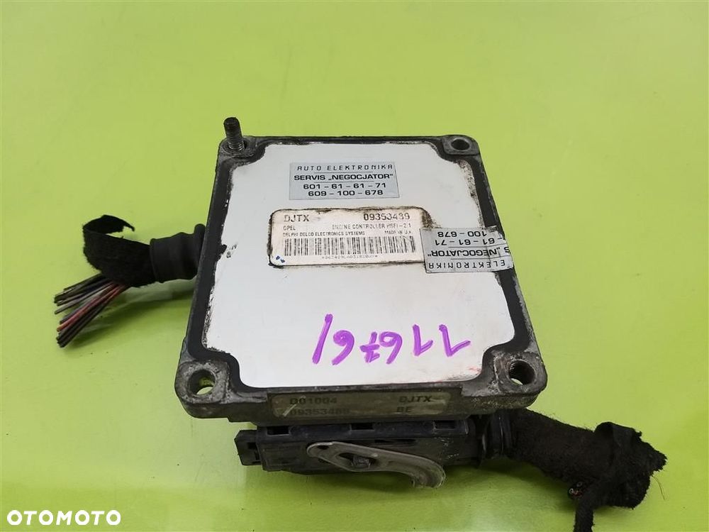 Komputer sterownik silnika Opel Astra II G 1.4 16V 100KM 1998-2009 DELPHI - 2
